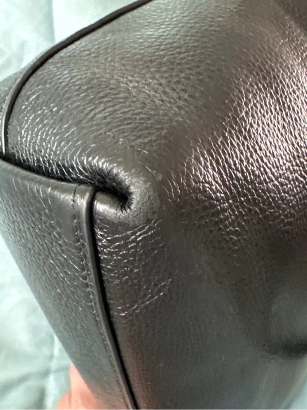 COACH Mini Emma Satchel (F31466) Pebbled Leather with Cherry Charm - Picture 10 of 13